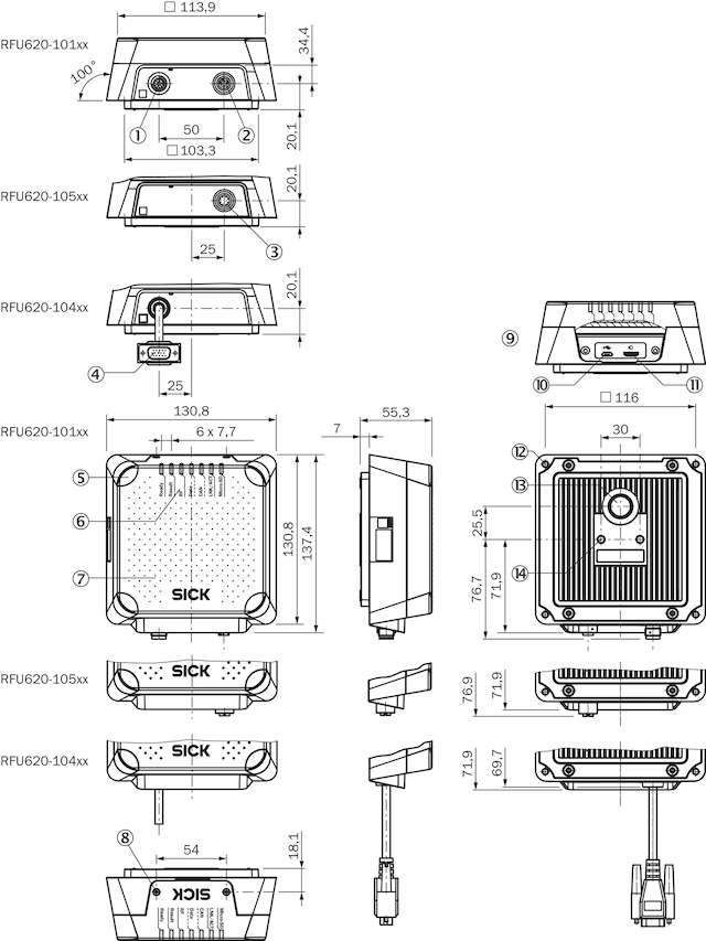 Identifikationssystem RFU620-10101